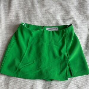 Amanda Uprichard Emerald Green Mini Skort